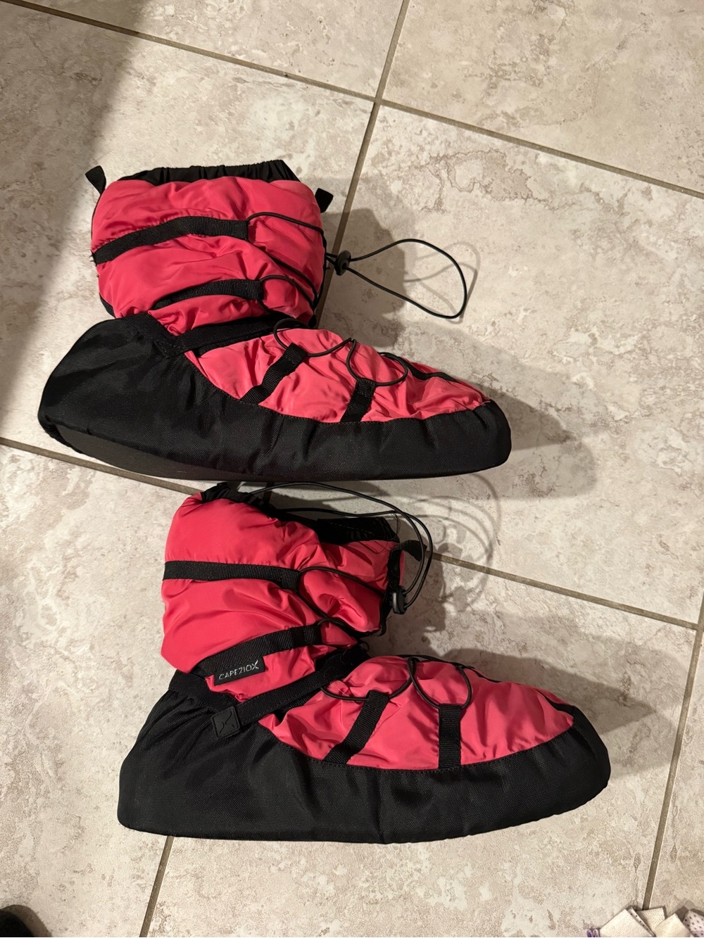 Capezio dance warm up booties